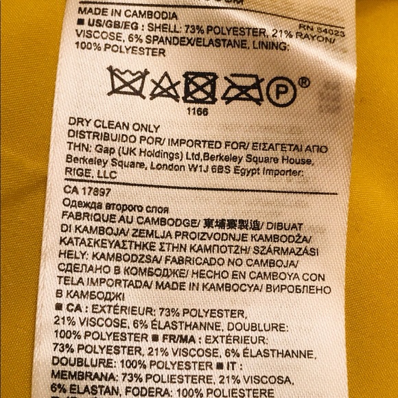 Stunning yellow BANANA REPUBLIC dress - Picture 4 of 4